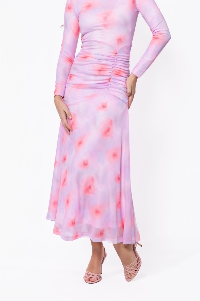 Juliana Dress (pink) view 7 (dress) - can you wear pink on pink, what is the difference between pink sh - shop at us.meeeshop