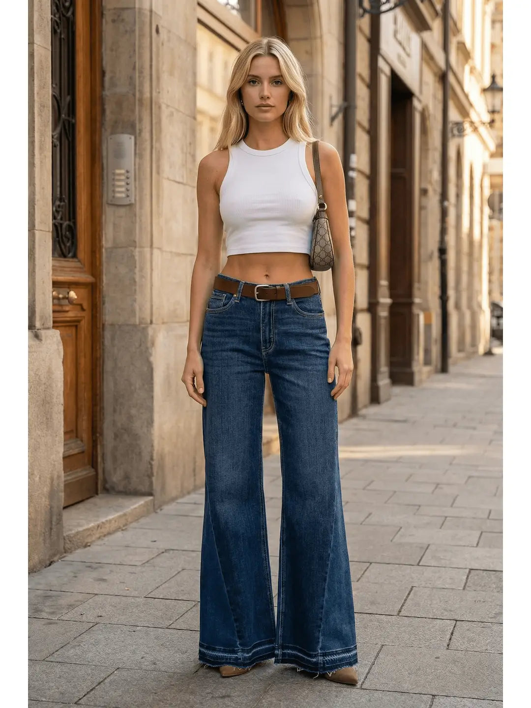 Julianna High Rise Flare Jeans in 1 (24) - High-Waisted (bottom)