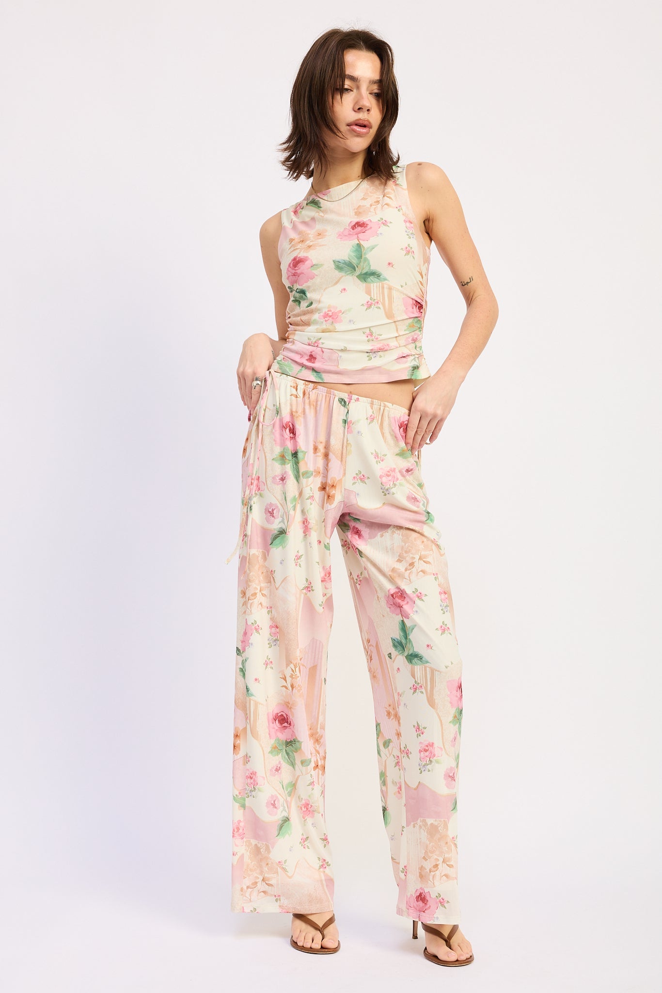 Julie Pants in Ivory Rose Pink - Filippa K Julie Pants (bottom)