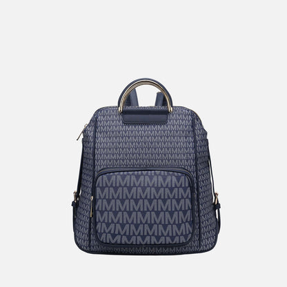 June Signature Backpack Handbag in Lavender view 6