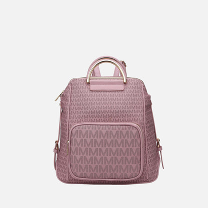 June Signature Backpack Handbag in Navy view 5