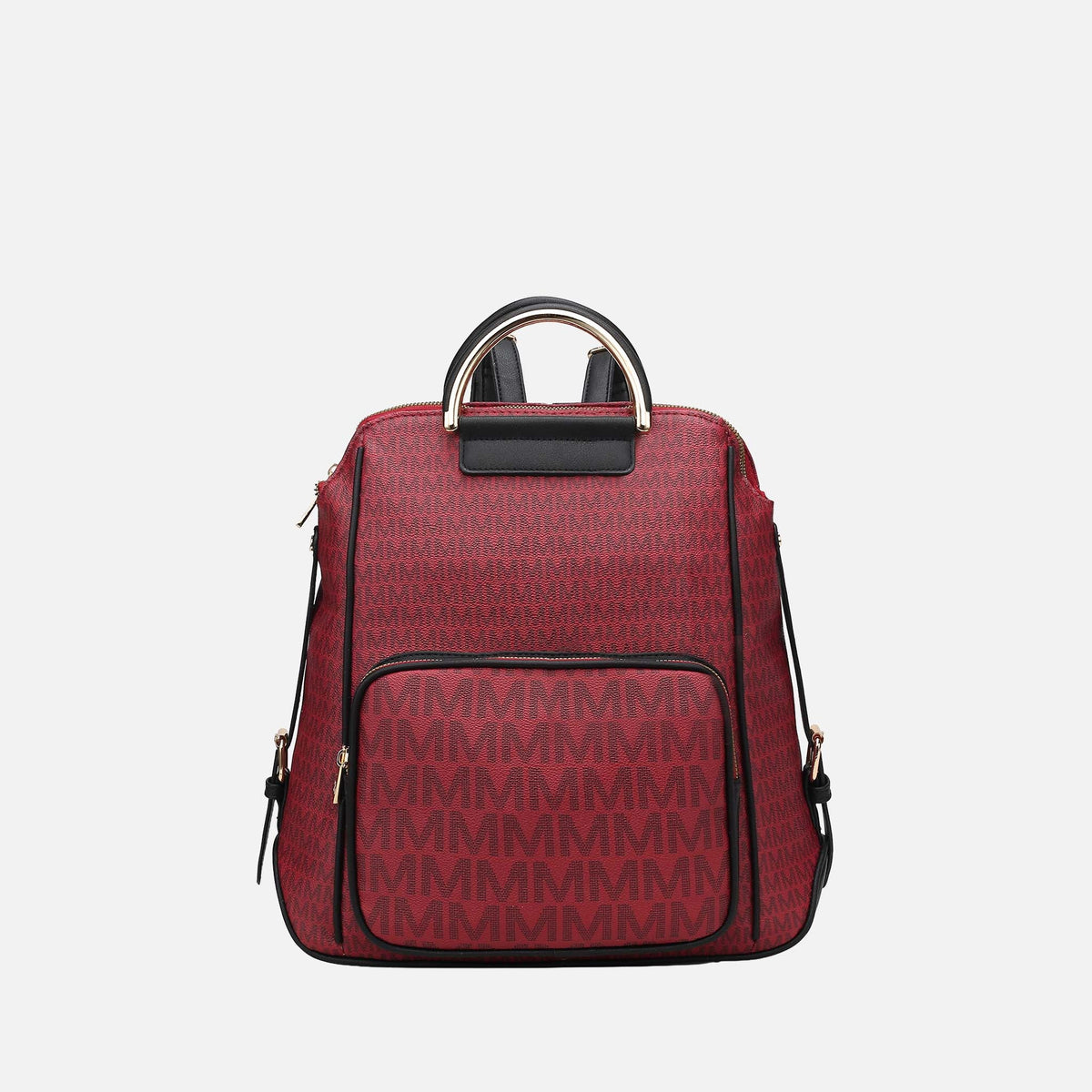 June Signature Backpack Handbag in Red view 7