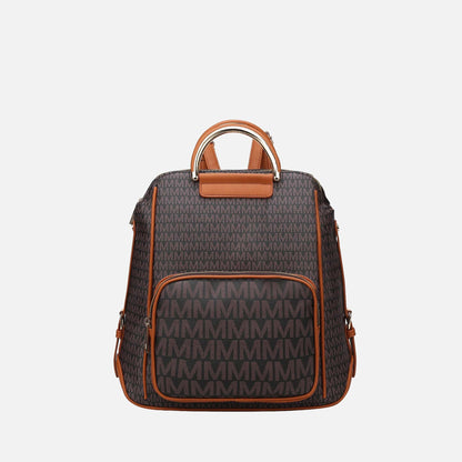 June Signature Backpack Handbag in Tan view 8