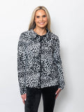 Jungle Jacquard Full Zip Top Jungle (top) - zip top, full zip top - shop at us.meeeshop