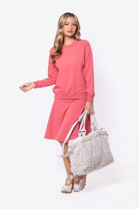 Karla Skirt 23" (coral) in XS - Coral Skirt