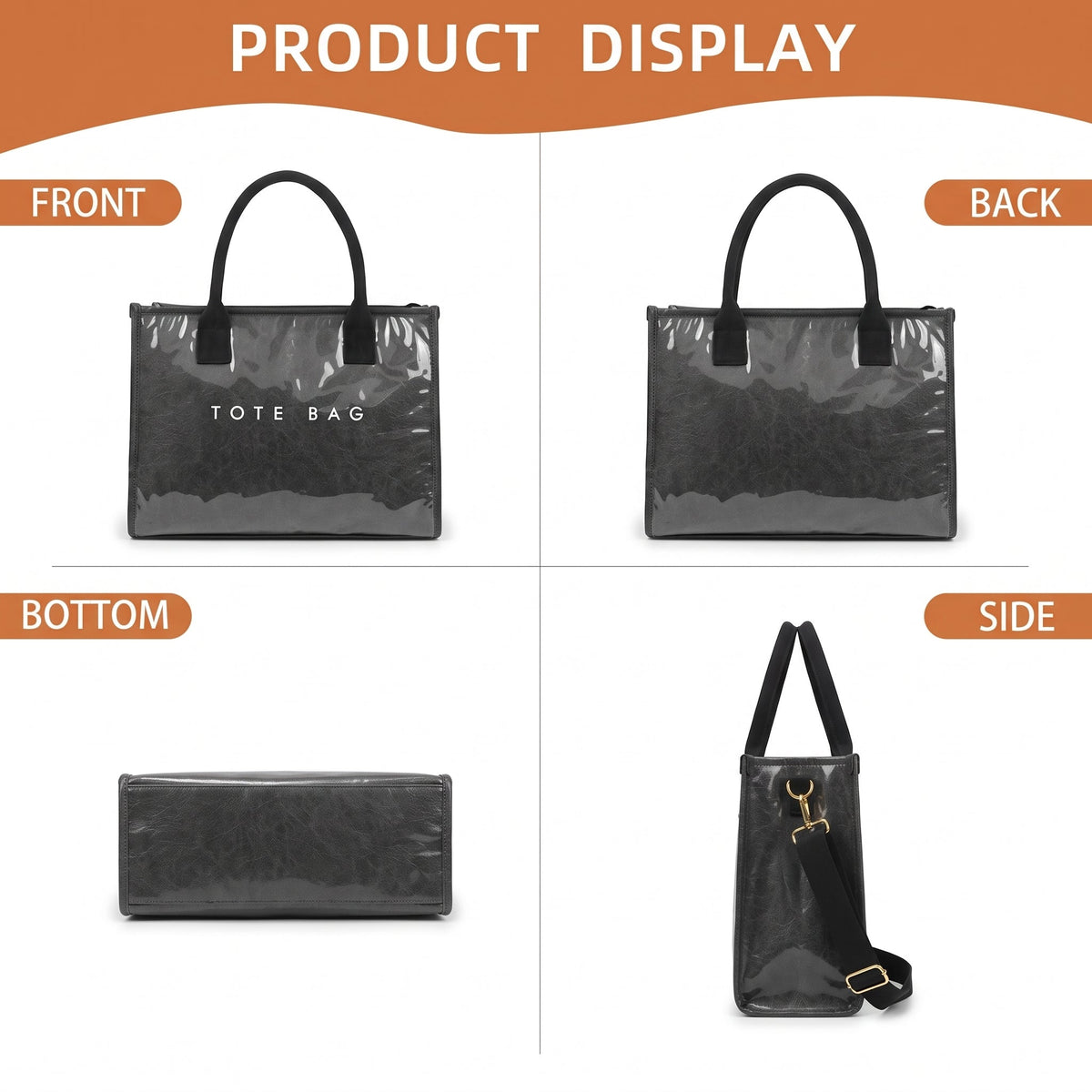 Kate Laminated City Tote view 13 (bag)