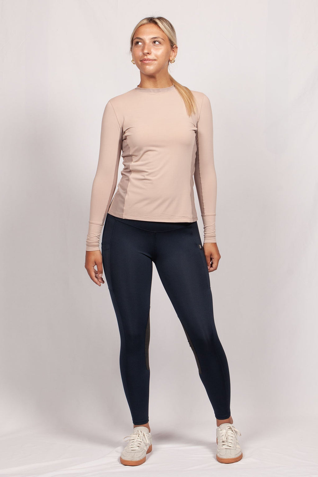 Kate Riding Tights White/Tan view 12 (bottom) - riding tights, kate riding tights - shop at us.meeeshop