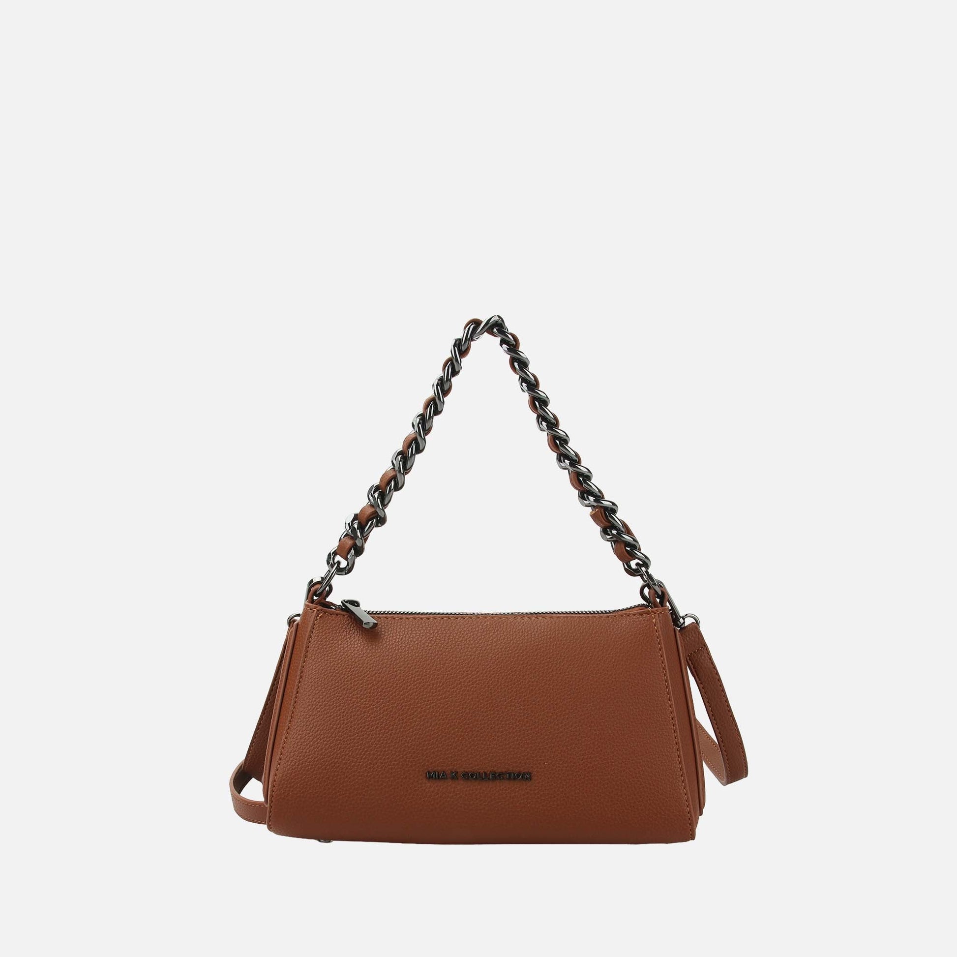 Kayren Shoulder Bag in Beige - Lauren Shoulder Bag