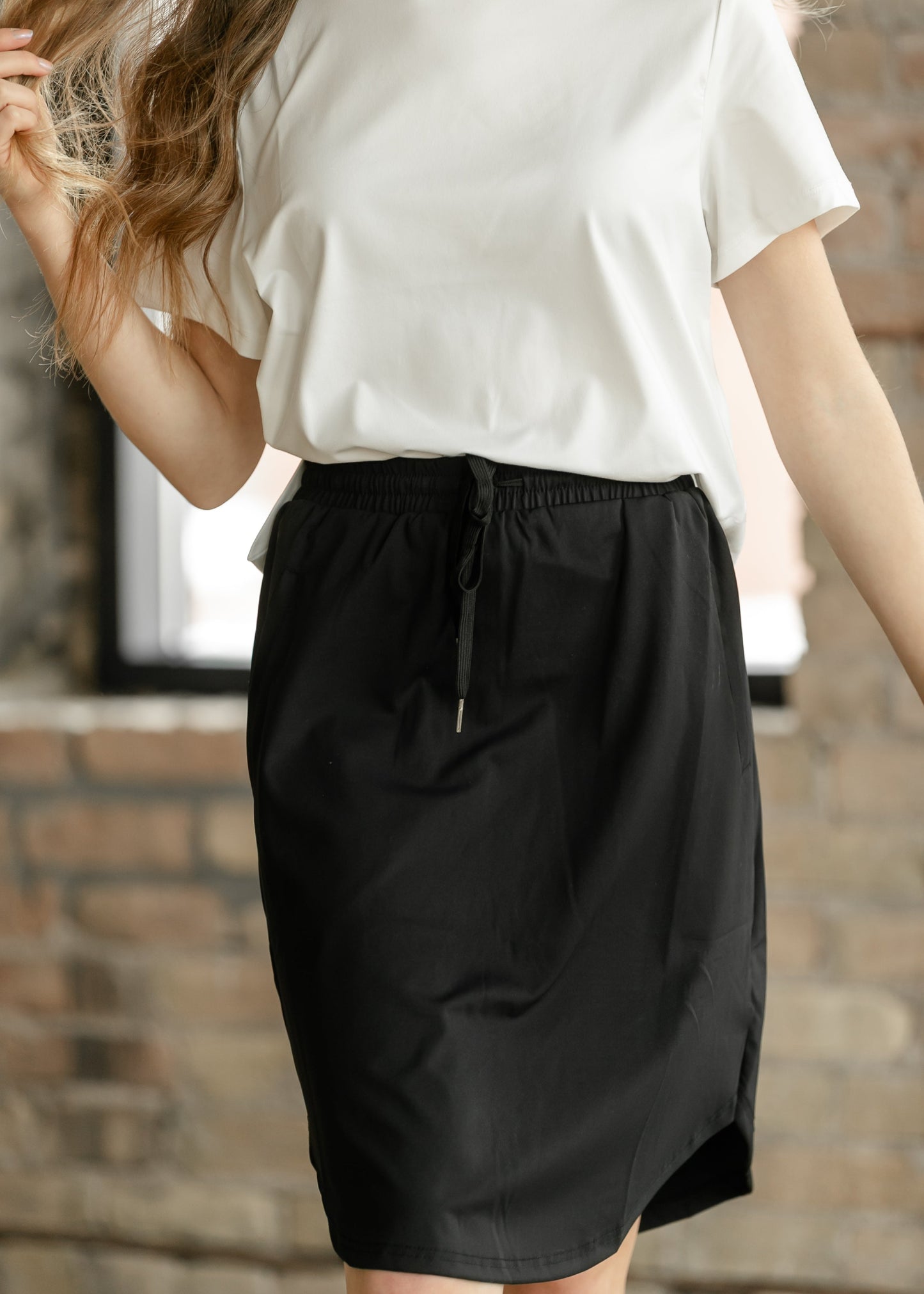 Kenedi Black Athletic Sport Skirt in L view 4