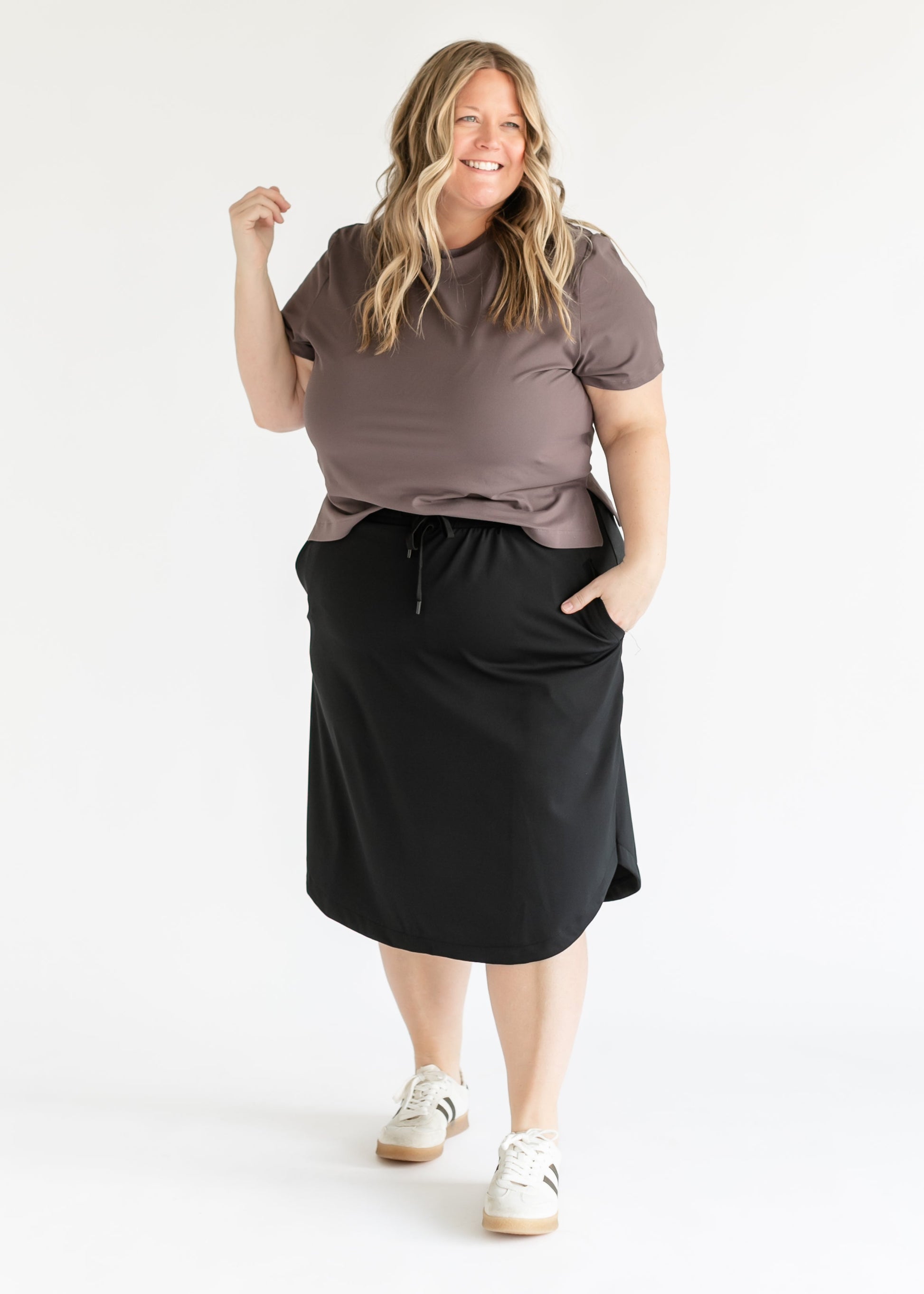 Kenedi Black Athletic Sport Skirt view 15
