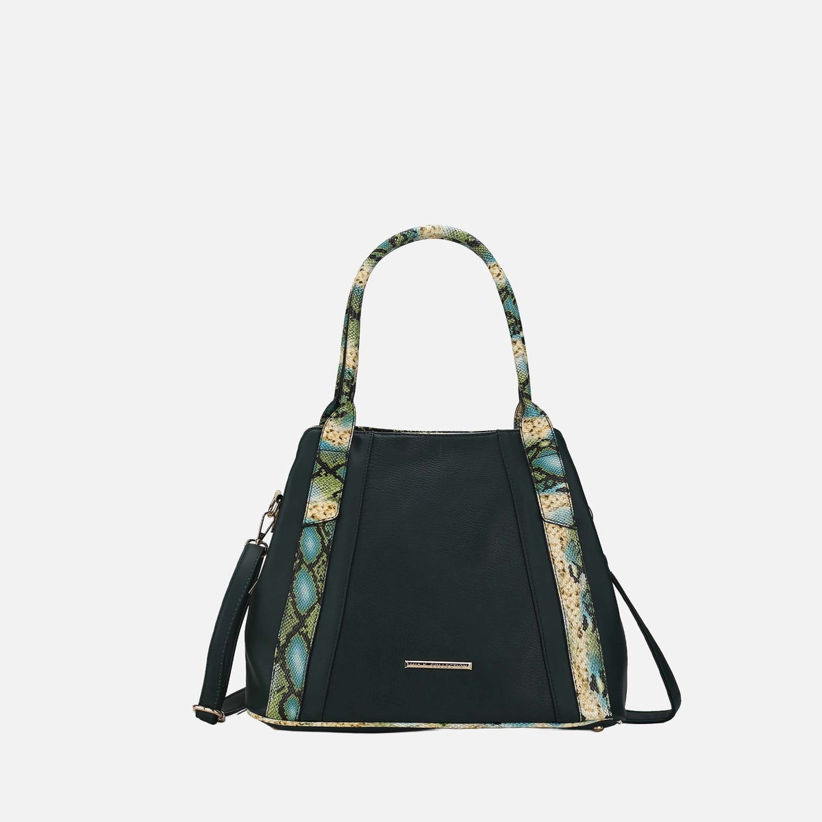 Kenna Tote Handbag in Denim Blue view 6 - Kenna Bags