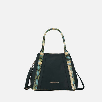 Kenna Tote Handbag in Denim Blue view 6 - Kenna Bags