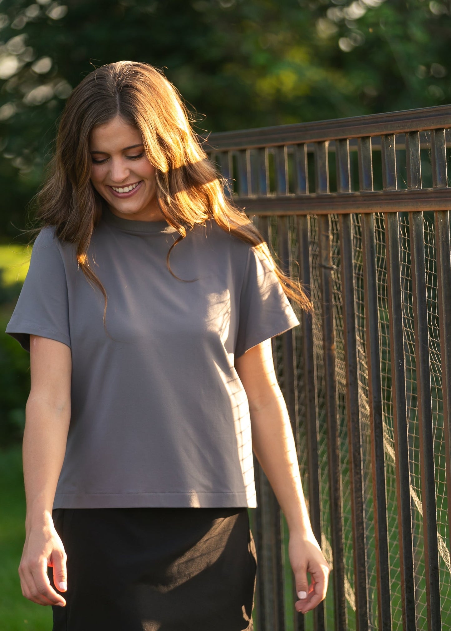 Kia Dusty Mauve Athletic Short Sleeve T-shirt in XS - Short Shirt (top)