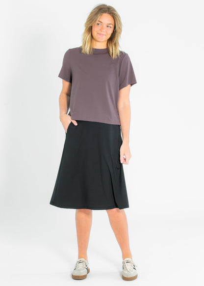 Kia Dusty Mauve Athletic Short Sleeve T-shirt view 12 - Short Shirt (top)