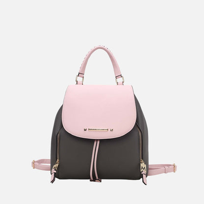 Kimberly Backpack Handbag in Wine view 12