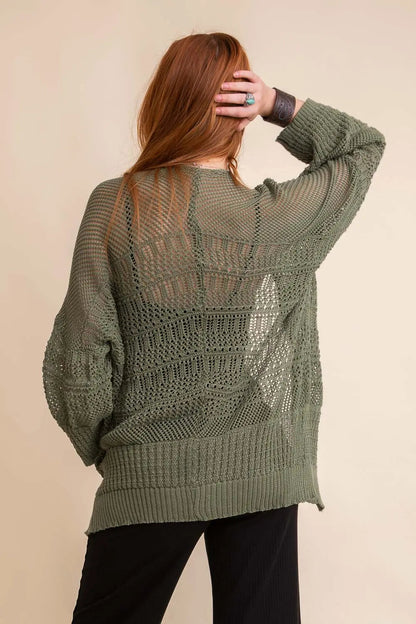 Knit Netted Cardigan ❤️