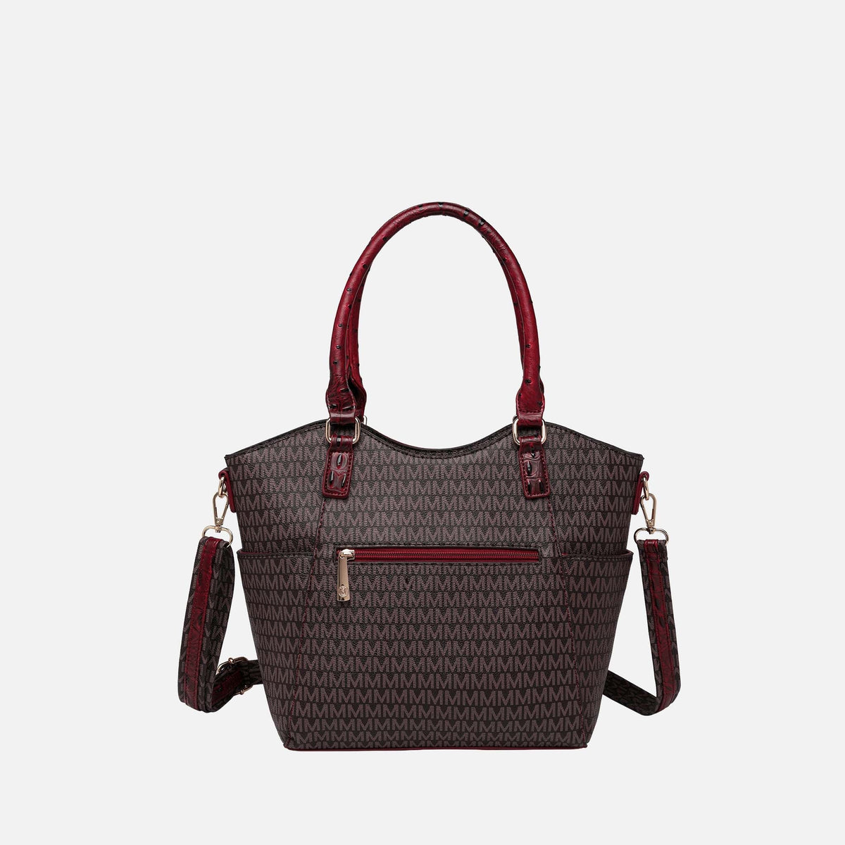 Kristal Signature Tote Bag in Black view 3 - Bag Tote
