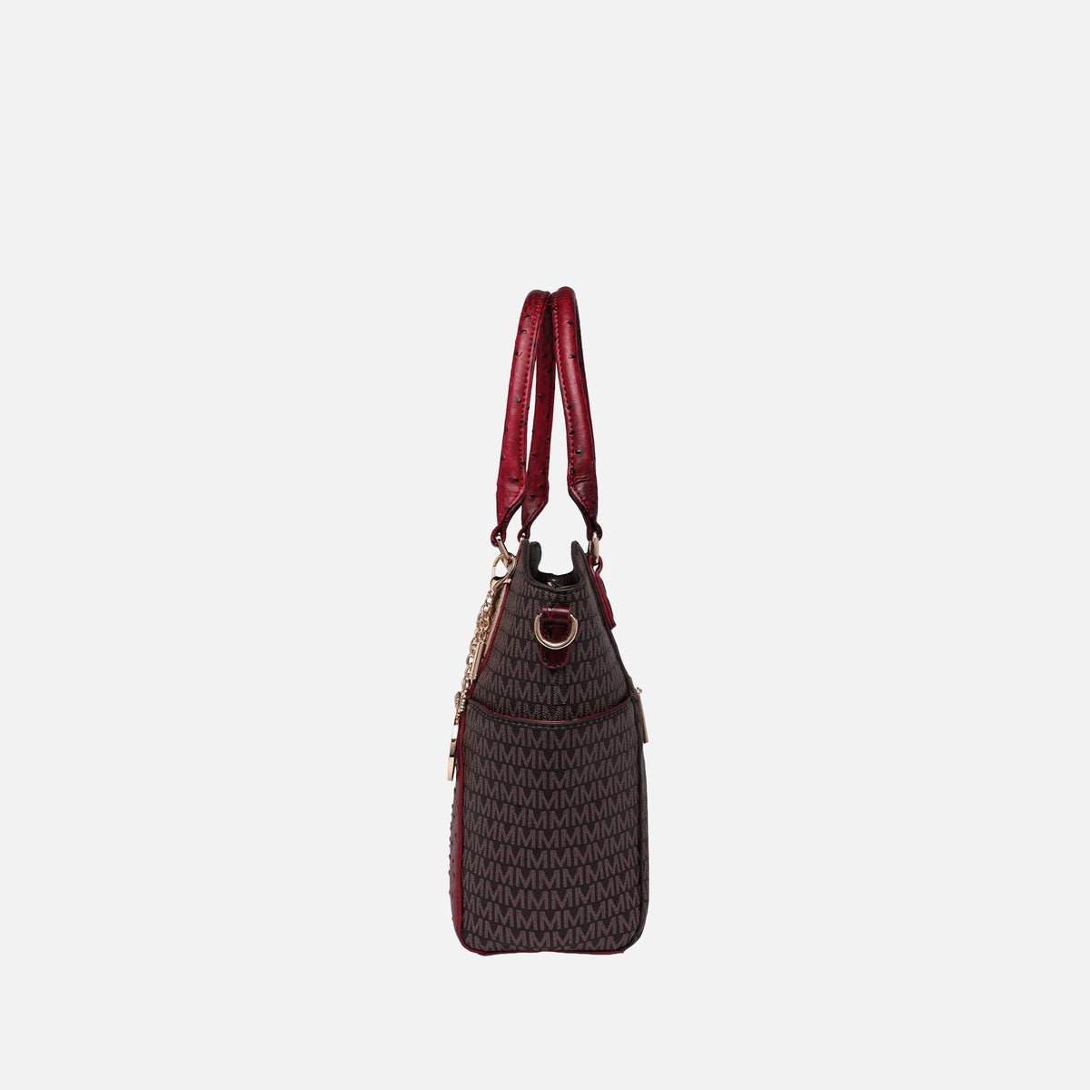 Kristal Signature Tote Bag in Chocolate view 4 - Bag Tote