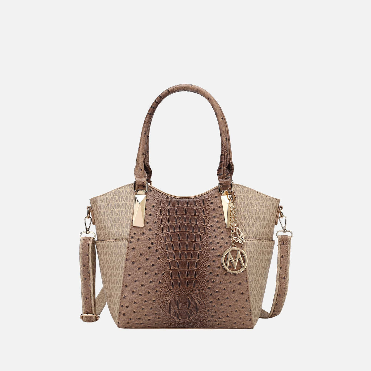 Kristal Signature Tote Bag in Fuschia Rose view 7 - Bag Tote