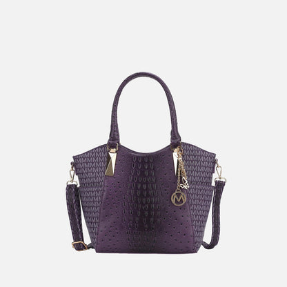 Kristal Signature Tote Bag in White view 12 - Bag Tote