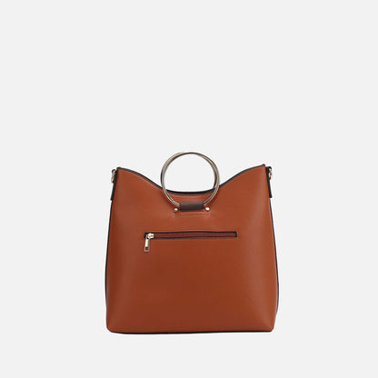 Kylie Shoulder Bag in Coffee view 3 - Kylie Jenner Shoulder Bag