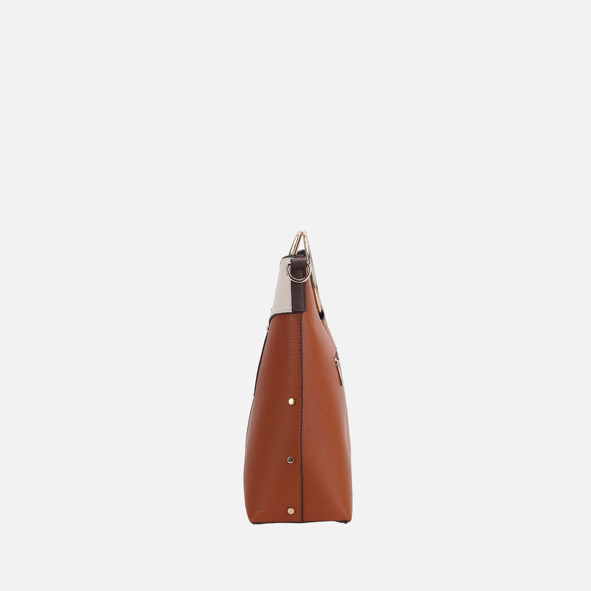 Kylie Shoulder Bag in Cognac Brown view 4 - Kylie Jenner Shoulder Bag