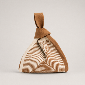 Labyrinth Beige Handbag in Small