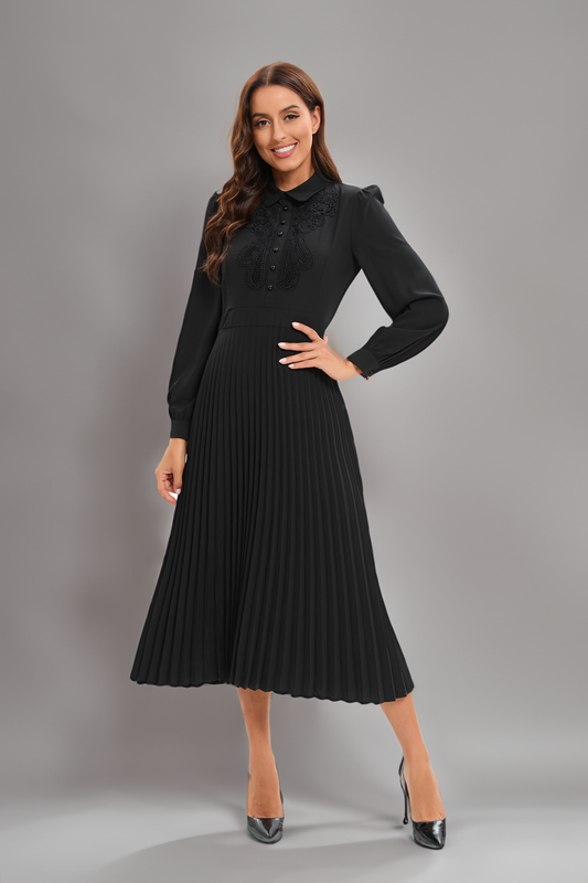 Laced Lume Midi Dress