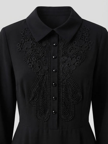 Laced Lume Midi Dress - MeeeShop Women's Fashion