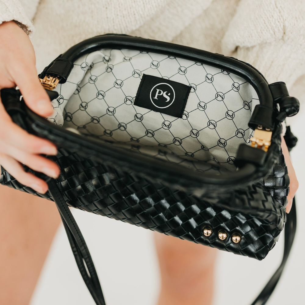 Lacy Woven Frame Crossbody Bag view 3 - Bag Crossbody
