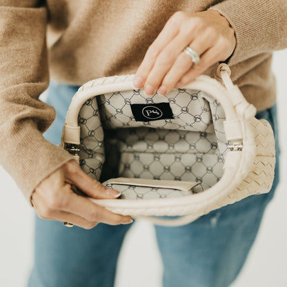 Lacy Woven Frame Crossbody Bag view 9 - Bag Crossbody