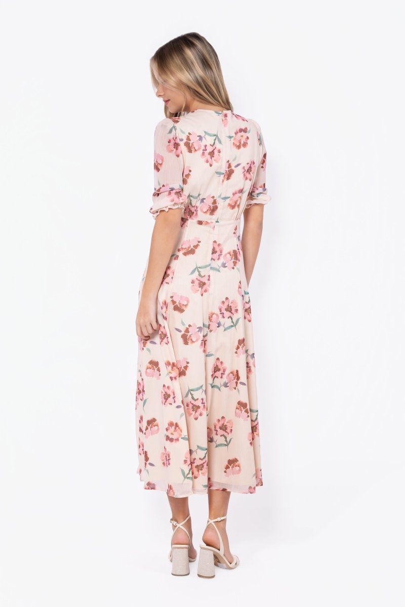 Lana Dress (beige/pink) XL view 5 (dress) - lana del rey beige dress, beige dress near me, what color l - shop at us.meeeshop