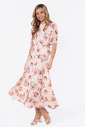 Lana Dress (beige/pink) XS (dress) - lana del rey beige dress, beige dress near me, what color lipstick - shop at us.meeeshop