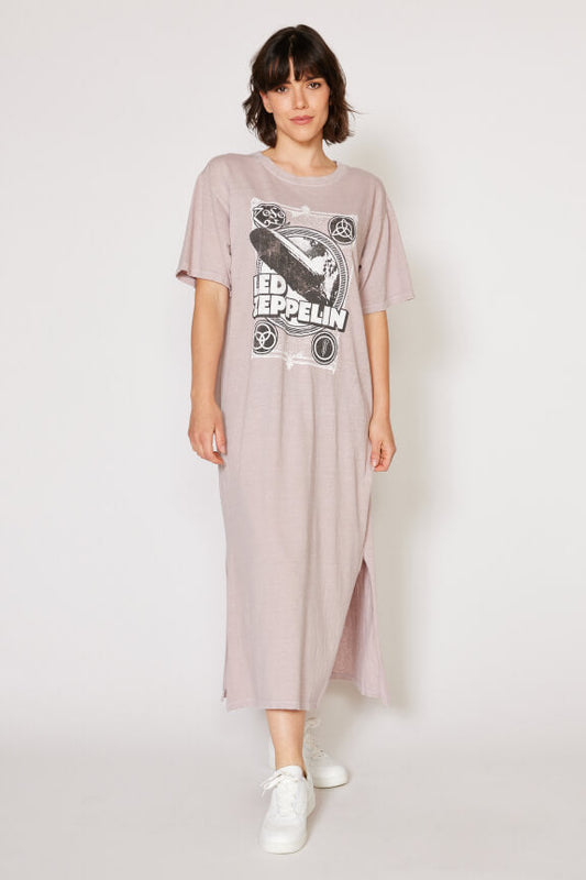led zeppelin vintage Led Zeppelin Vintage Lavender Dress XS (dress) - shop at us.meeeshop