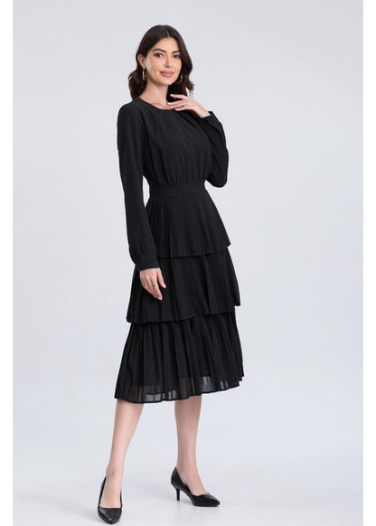 Layered Midnight Midi Dress in M view 3 - Layered Night Dress