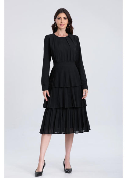 Layered Midnight Midi Dress in S view 2 - Layered Night Dress