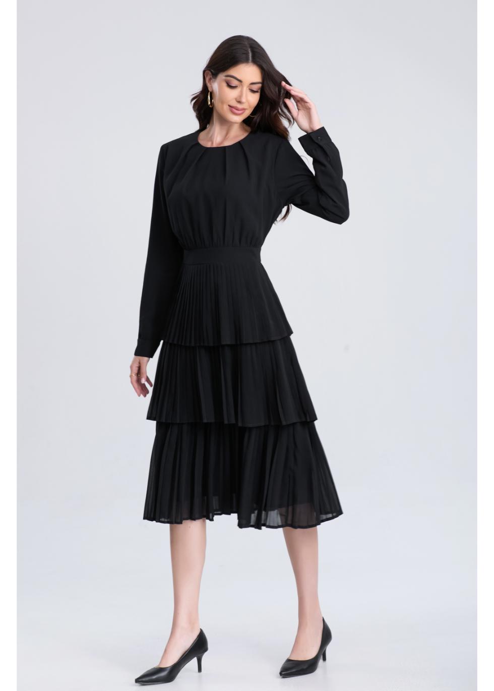 Layered Midnight Midi Dress view 6 - Layered Night Dress