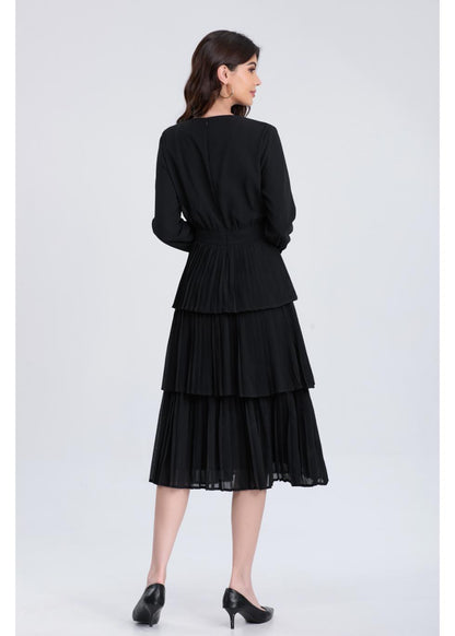 Layered Midnight Midi Dress view 7 - Layered Night Dress