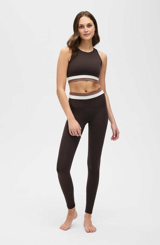Le Monde Leggings in Java / Ivory / Cappuccino - Haute Monde Leggings (bottom)