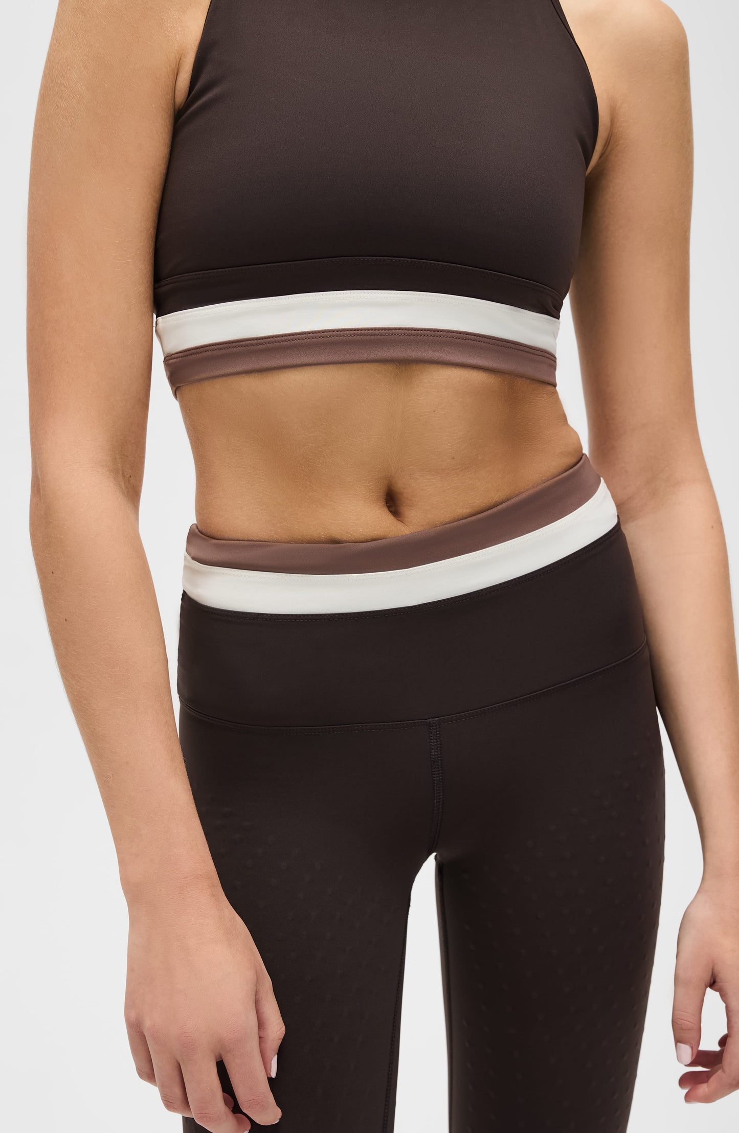 Le Monde Leggings in Java / Ivory / Cappuccino view 5 - Haute Monde Leggings (bottom)