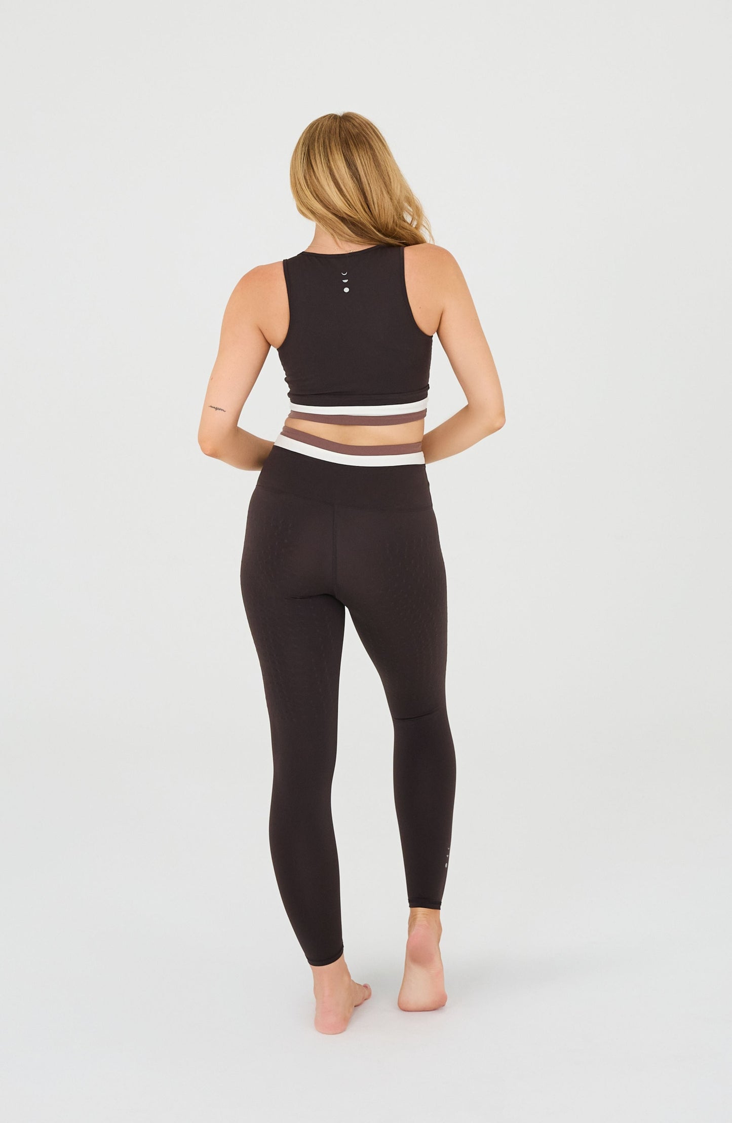 Le Monde Leggings in Java / Ivory / Cappuccino view 8 - Haute Monde Leggings (bottom)