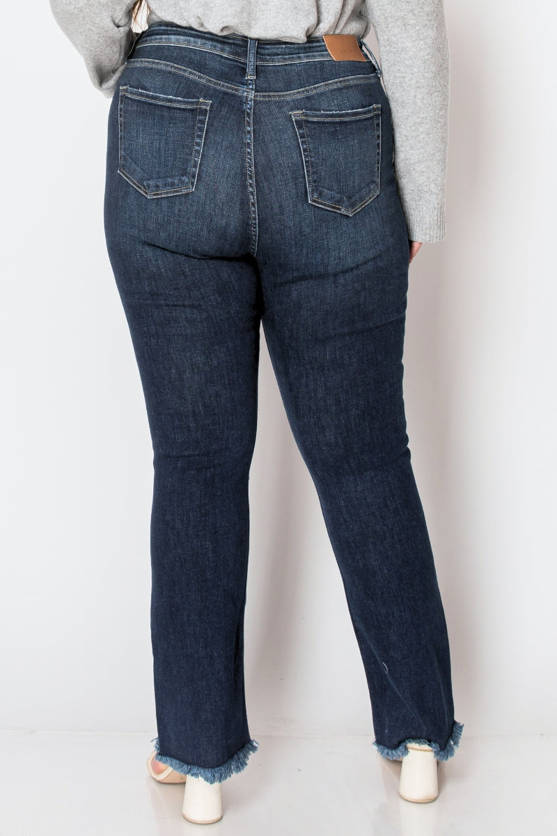 Leah plus High Rise Western Boot Jeans view 6 - High-Waisted - Jeans Boot (bottom)