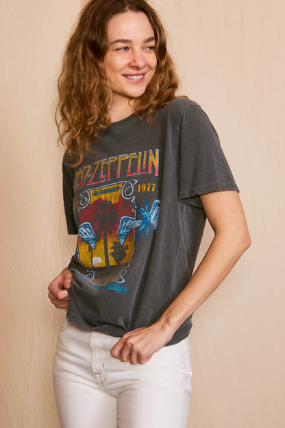 Led Zeppelin Inglewood Sunkissed Gray Tee in XL view 5 - Led Zeppelin Tee Shirts (top)