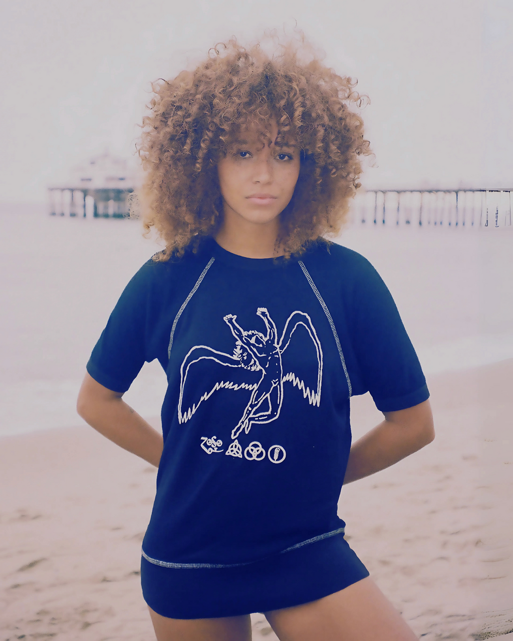 Led Zeppelin Short Sleeve Icarus Raglan XL view 5 (bottom) - led zeppelin raglan shirt, led zeppelin ra - shop at us.meeeshop