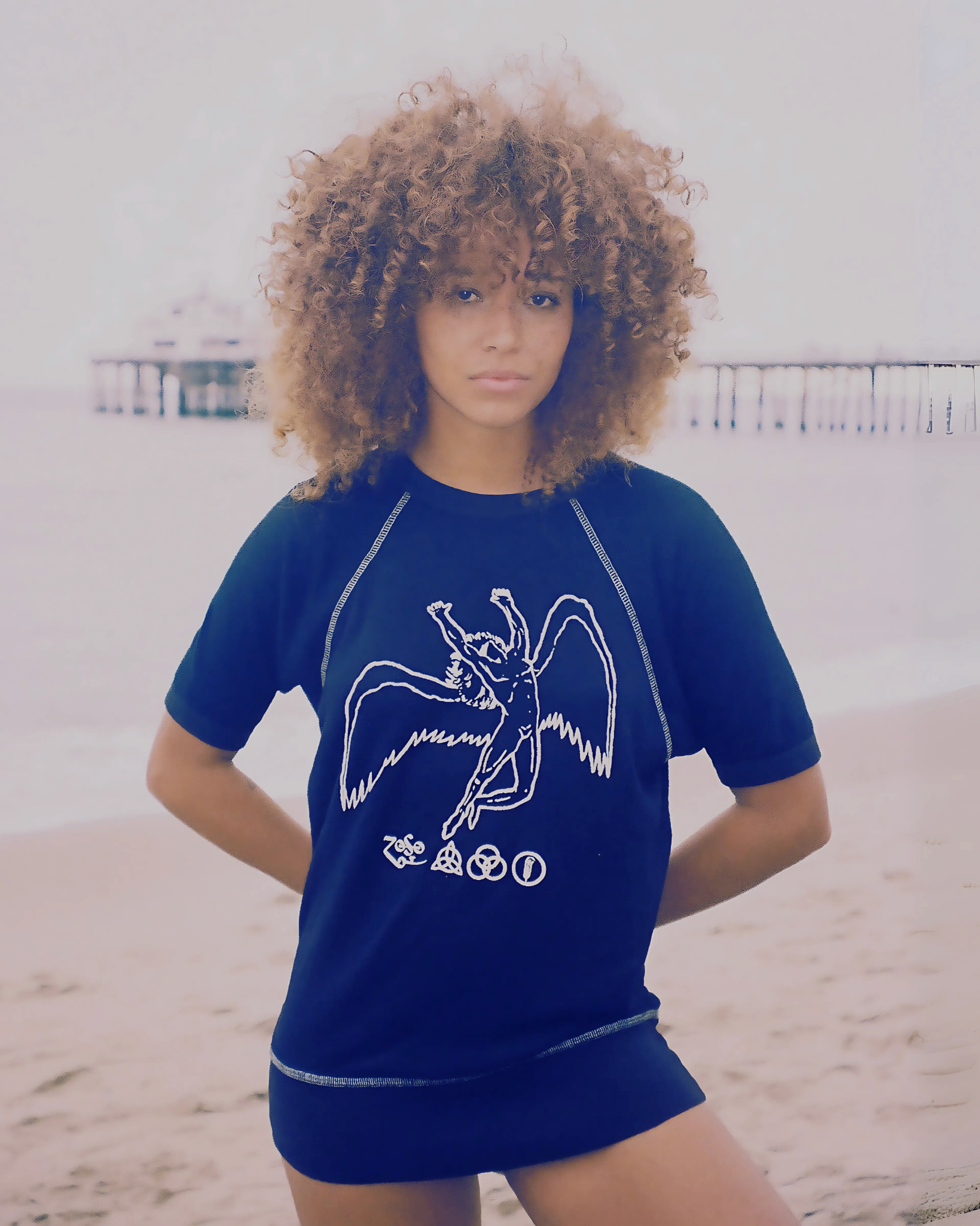 Led Zeppelin Short Sleeve Icarus Raglan XL view 5 (bottom) - led zeppelin raglan shirt, led zeppelin ra - shop at us.meeeshop