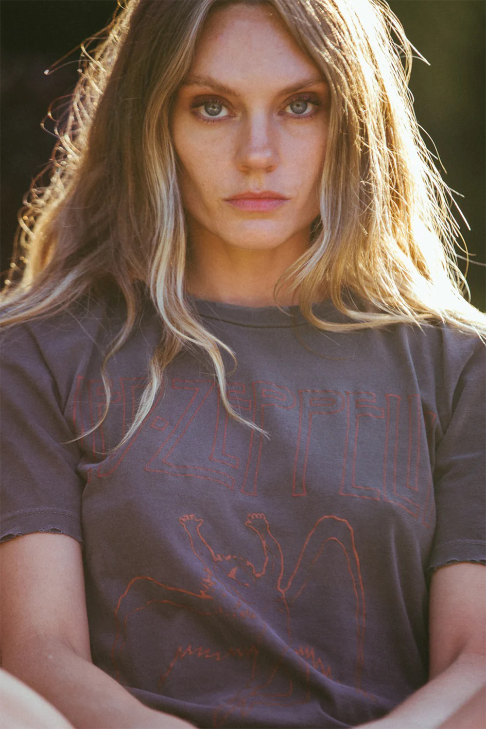 Led Zeppelin Sunkissed Boyfriend Tee in M view 2 - Led Zeppelin Tee Shirts (top)