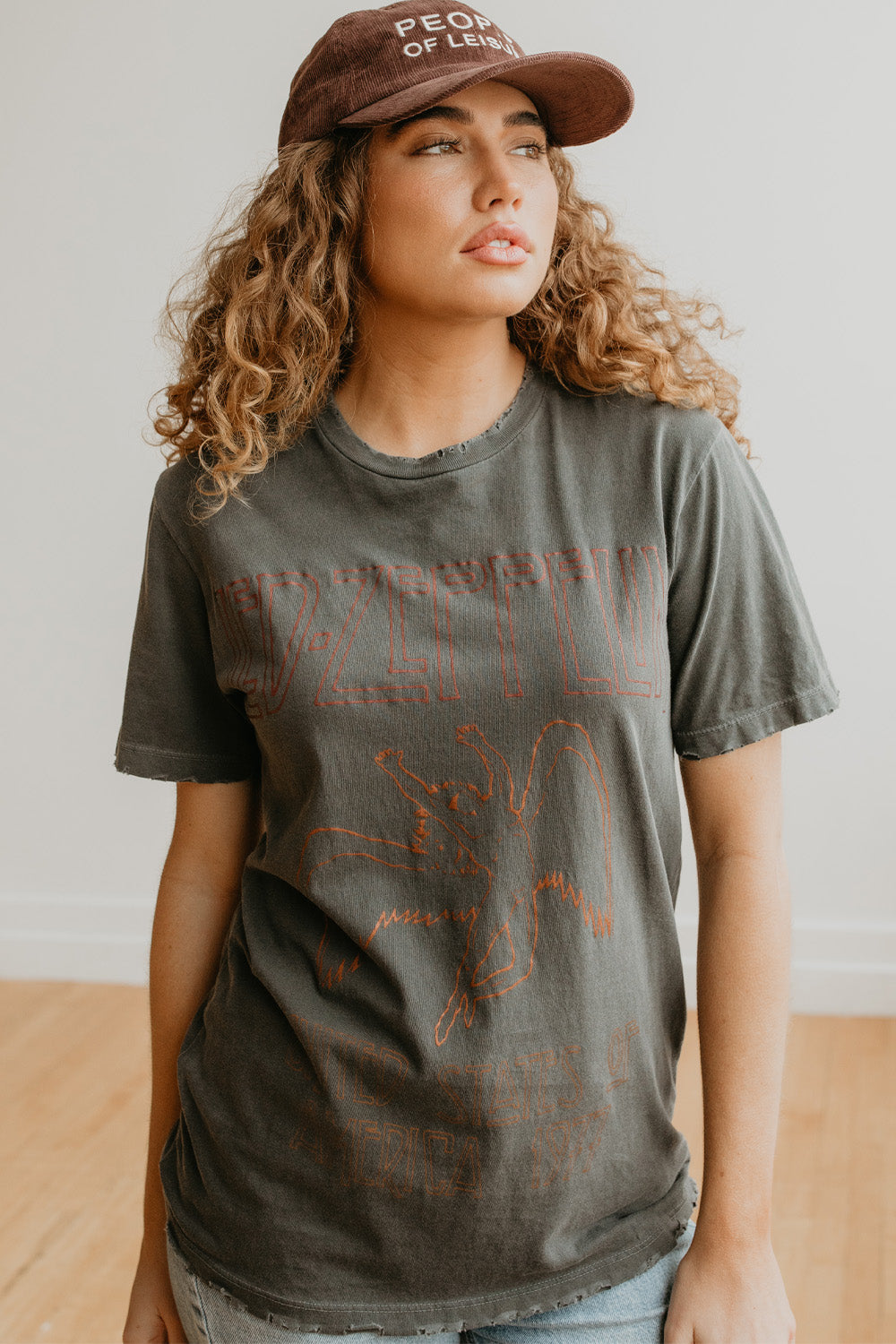 Led Zeppelin Sunkissed Boyfriend Tee view 5 - Led Zeppelin Tee Shirts (top)