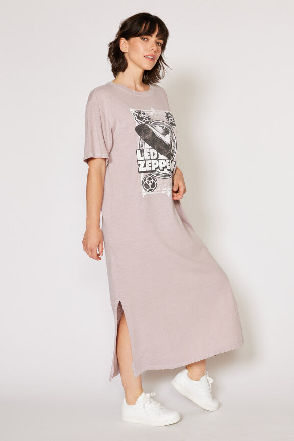 Led Zeppelin Vintage Lavender Dress M view 3 (dress) - led zeppelin dress shirt, led zeppelin dress up, - shop at us.meeeshop