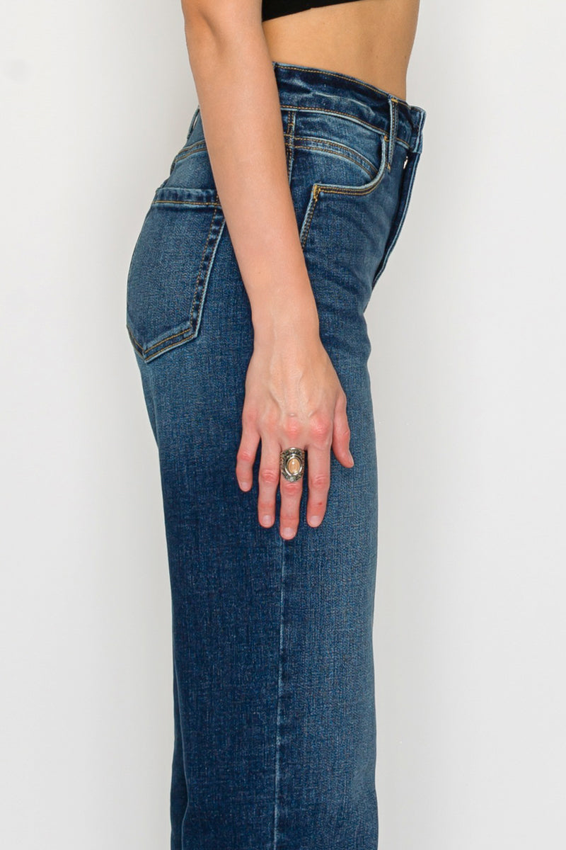 Leilani Tummy Control High Rise Holly Flare Jeans in 11 (29) view 6 - High-Waisted (bottom)