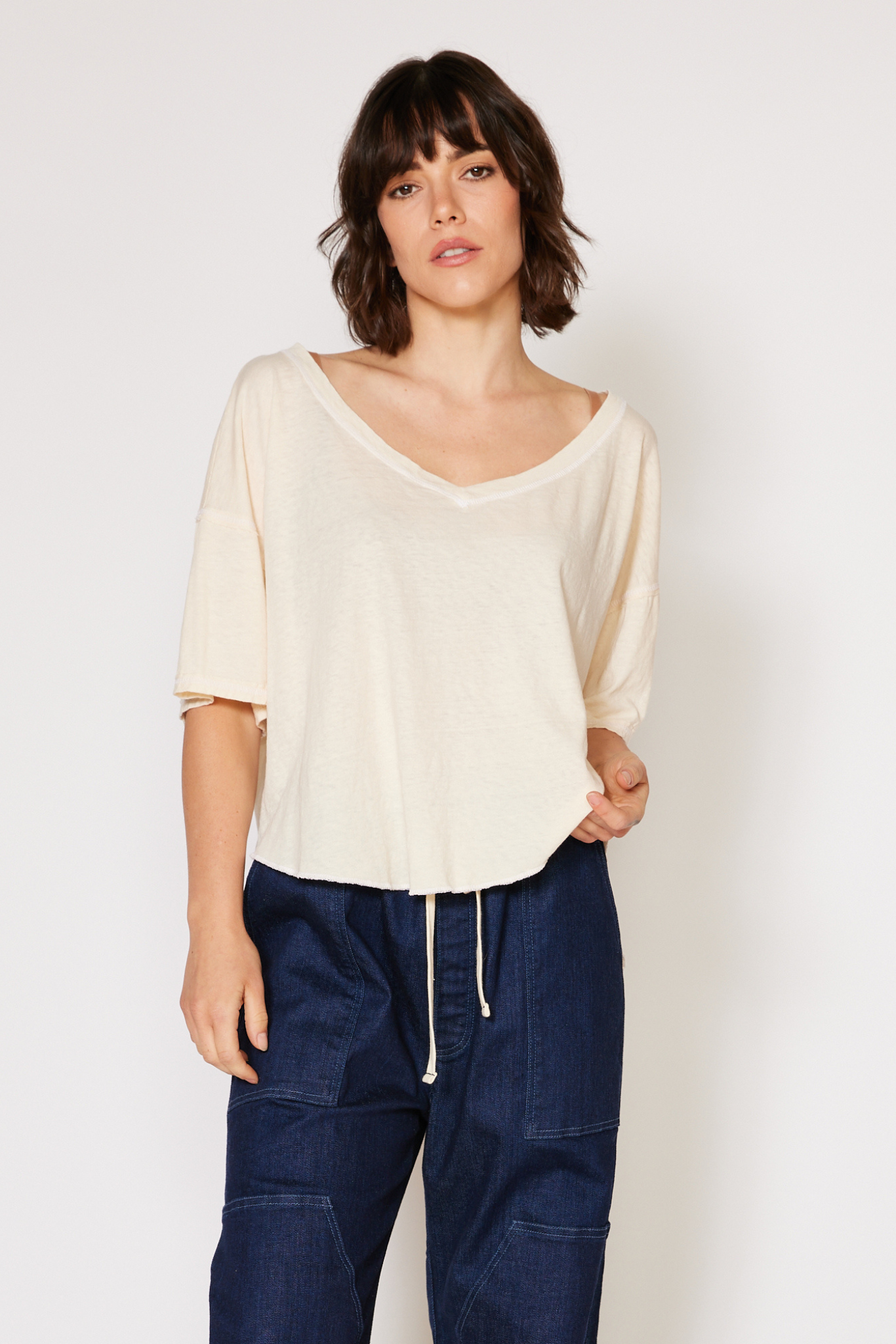 Lila Top in S view 5